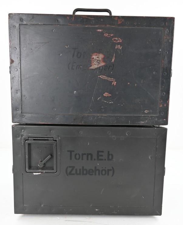 German WH Torn EB Radio Reciever Set — image 4