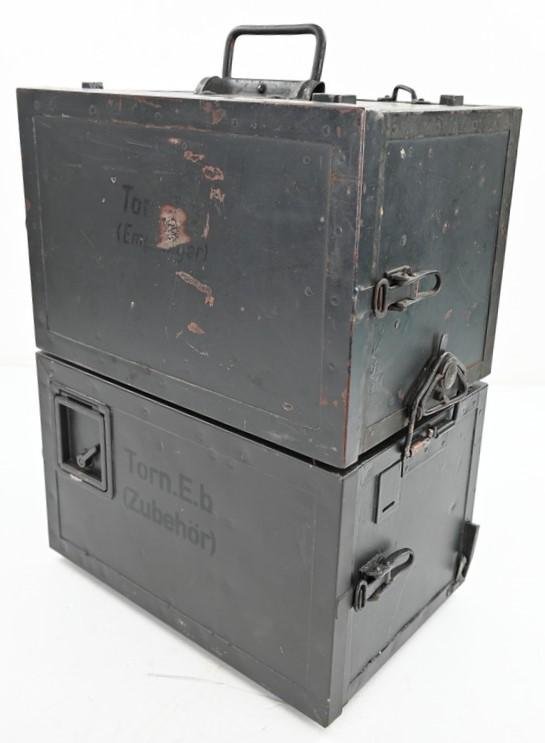 German WH Torn EB Radio Reciever Set — image 5