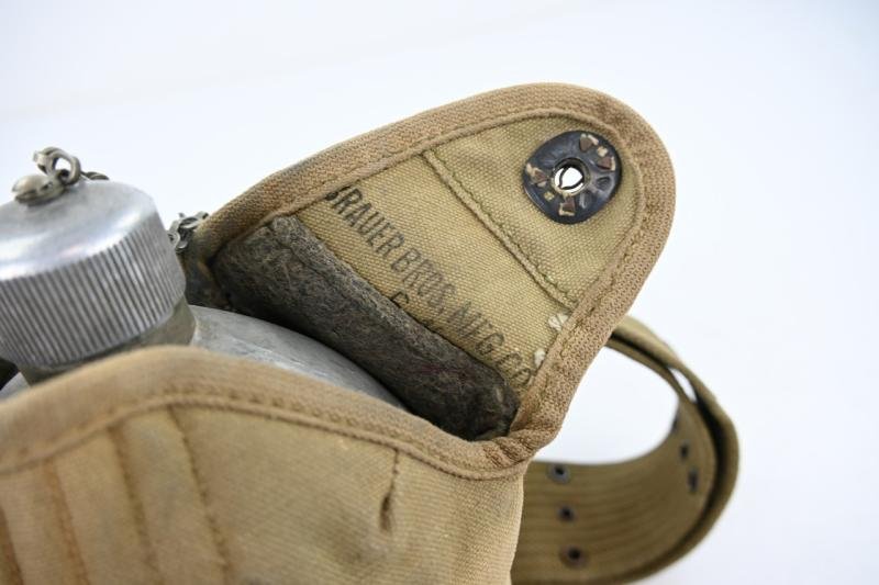 US WW1 M-1910 Pistol Belt & Canteen Signal Corps — image 12