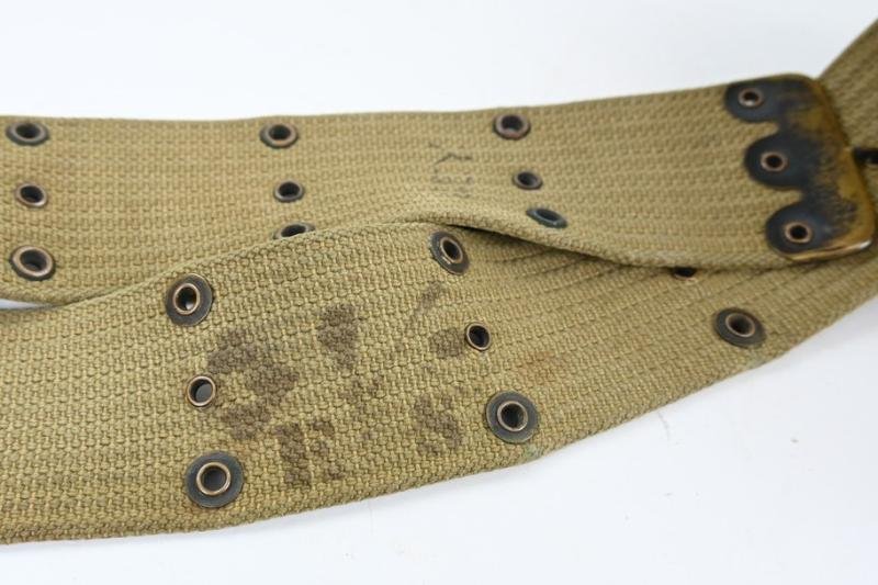 US WW1 M-1910 Pistol Belt & Canteen Signal Corps — image 9