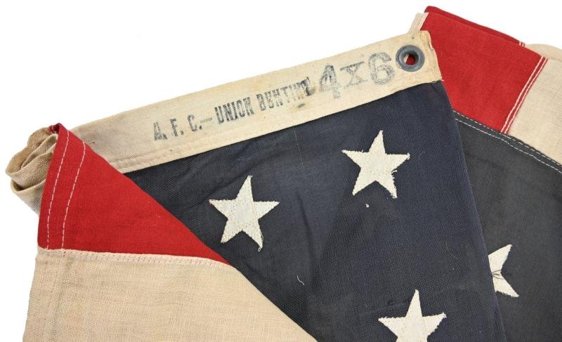 US WW2 48 Star Stars & Stripes National Flag — image 2