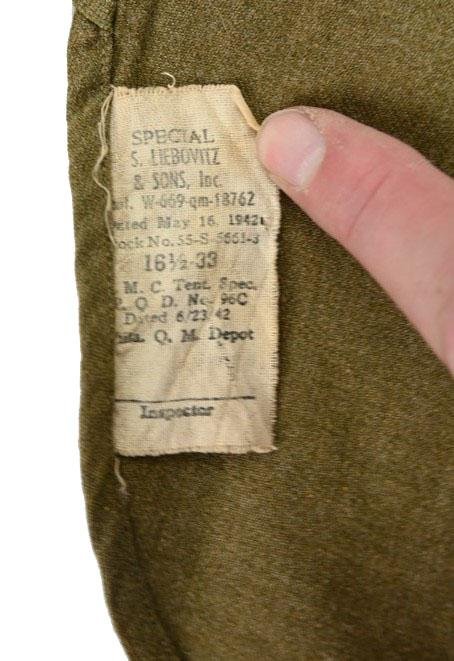 US WW2 Wool Shirt 1942 — image 8