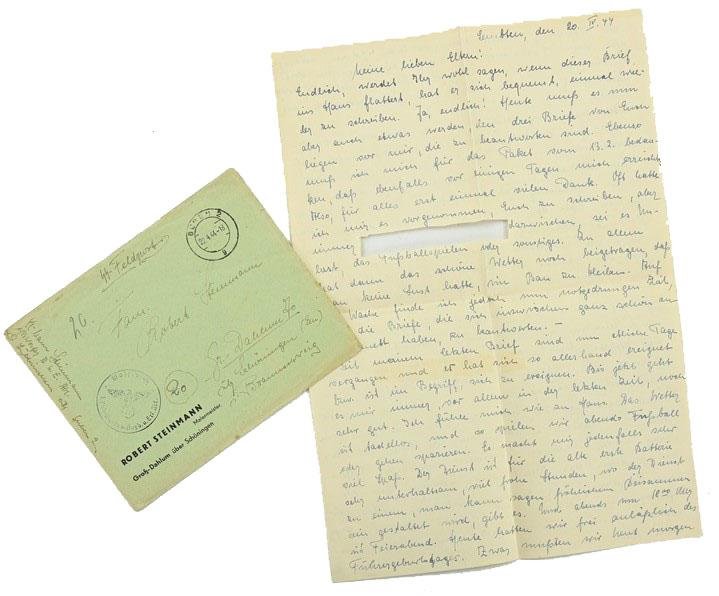 German Waffen-SS Feldpost Letter with Envelop — image 6