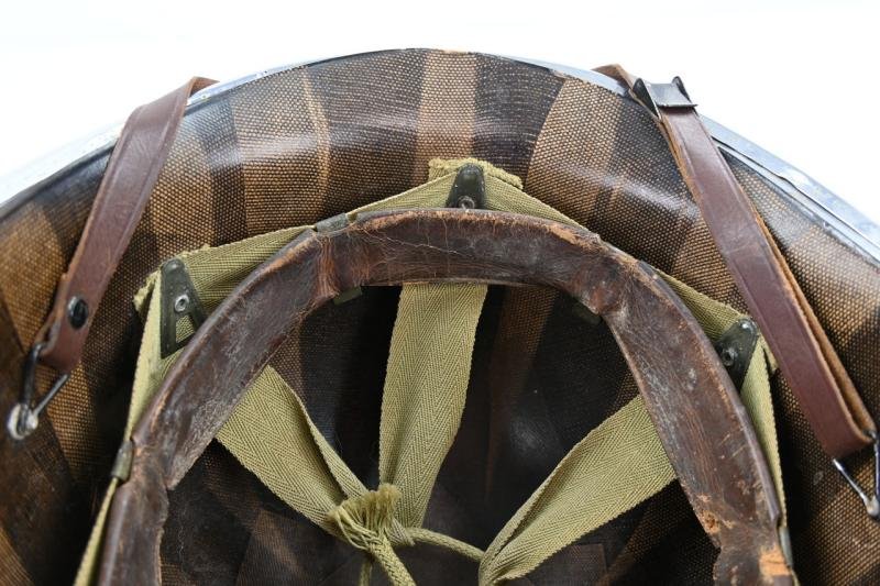 US WW2 Chromed Swivel Bale Helmet 'Schlueter' — image 16