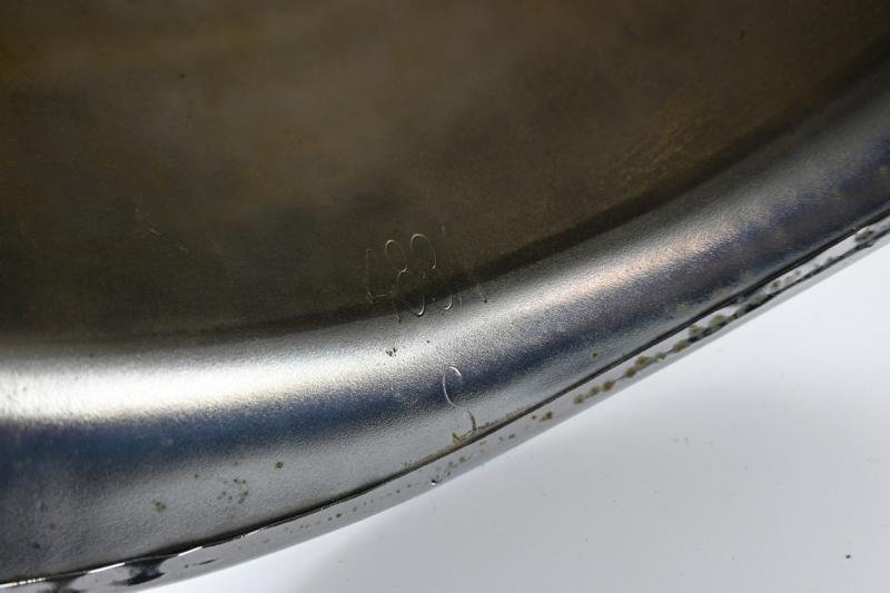 US WW2 Chromed Swivel Bale Helmet 'Schlueter' — image 7