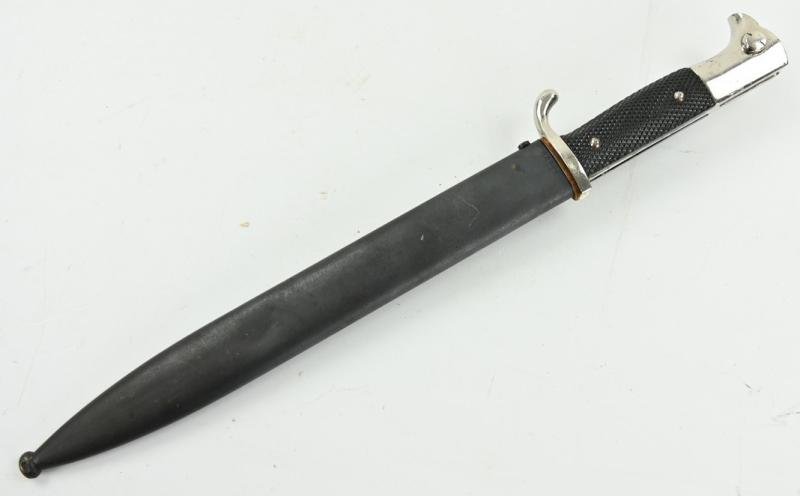 German WH K98 Parade Dress Bayonet with Combat Scabbard — image 4