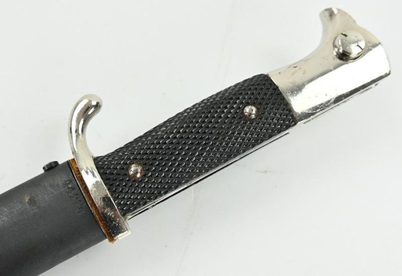 German WH K98 Parade Dress Bayonet with Combat Scabbard — image 5