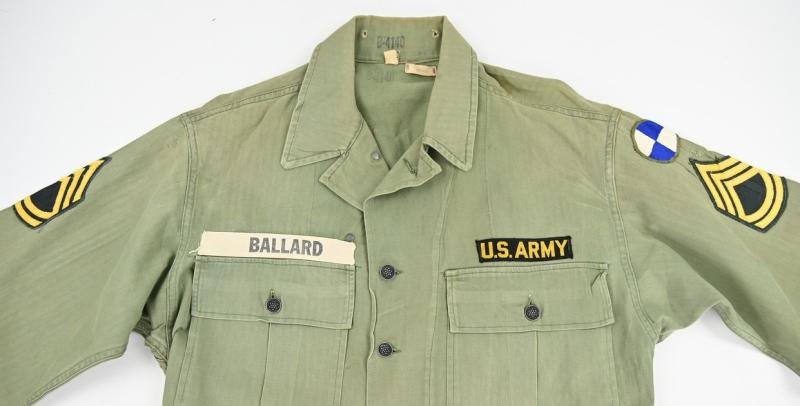 US Army Vietnam War HBT Utility Shirt — image 2