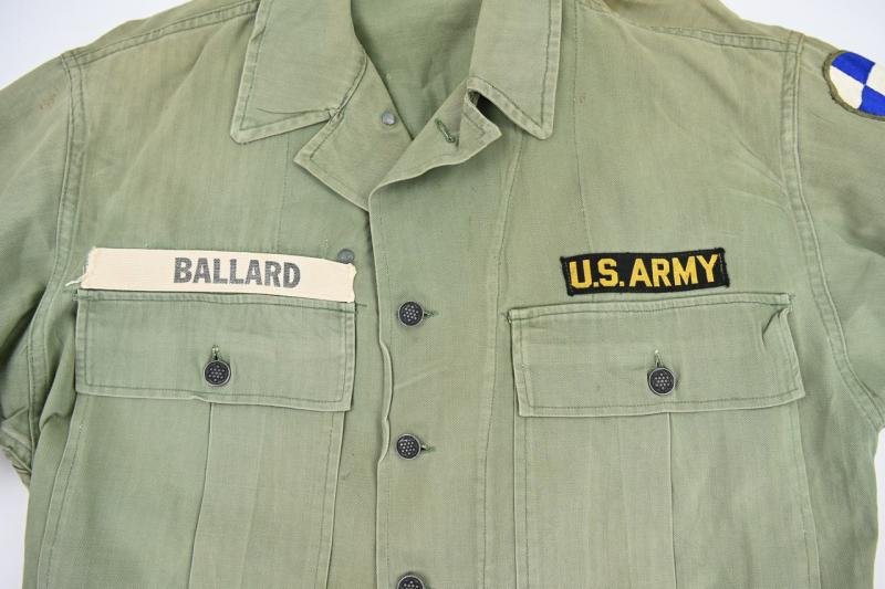 US Army Vietnam War HBT Utility Shirt — image 3