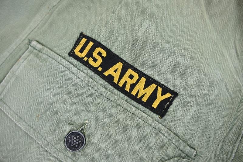 US Army Vietnam War HBT Utility Shirt — image 7