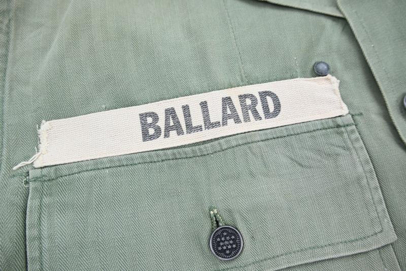 US Army Vietnam War HBT Utility Shirt — image 8