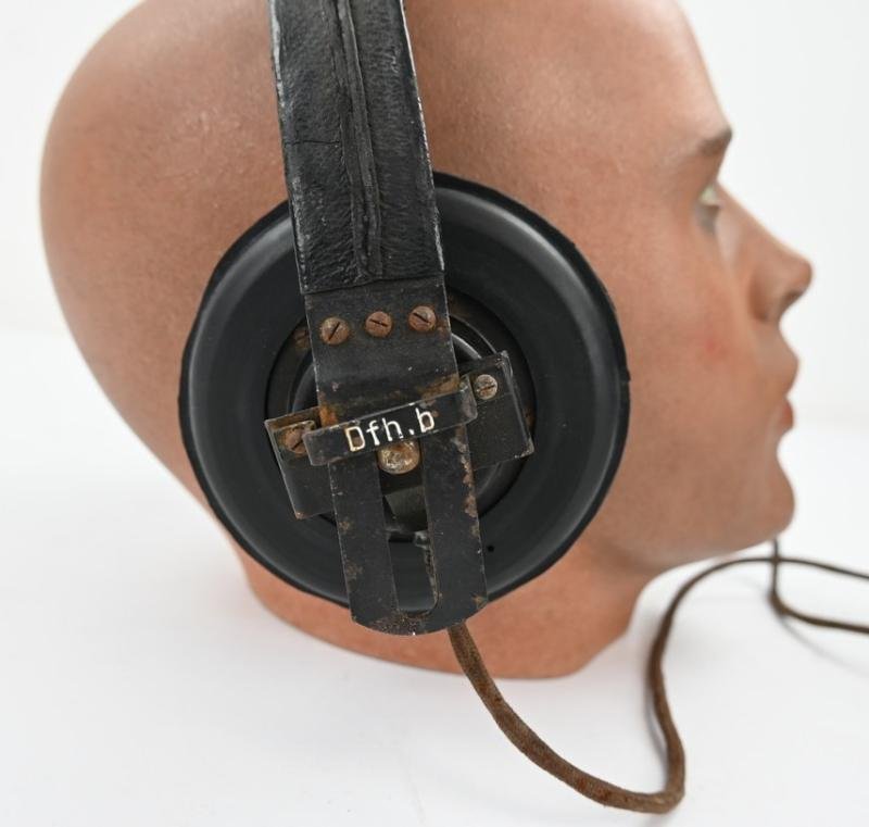 German WH Panzer Headphone 'Dfh.b' — image 5