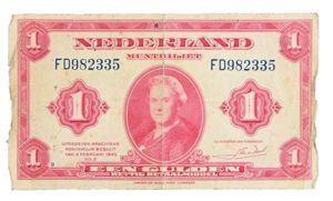 US WW2 Allied Invasion Banknote 'Holland'