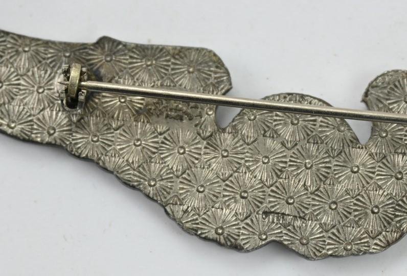 USAAF WW2 Observer Wing Sterling Pinback — image 4