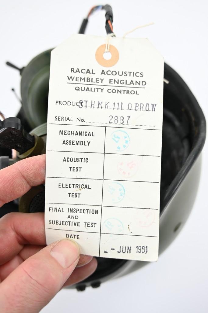 British Racal STH MKII Combat Vehicle (Tank) Crewman Helmet — image 12