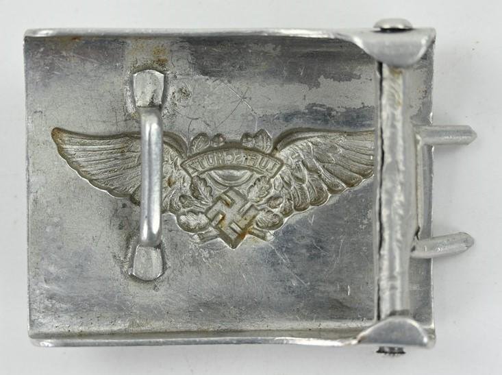 German Luftschutz Air Defense Beltbuckle — image 8