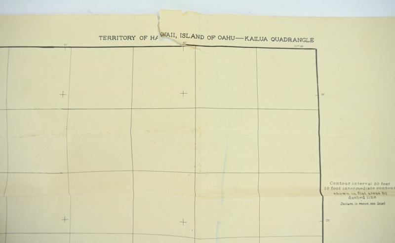 USAFICPA WW2 Mapcard Hawaii — image 5