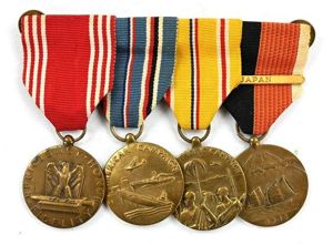 US WW2 Medal Bar Japanese Occupation