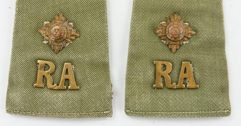 British WW2 JG Rank Shoulderboards RA — image 2