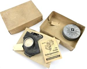 German LS DM40 Civil Gasmask with Filter in Box