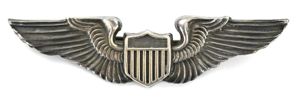 USAAF WW2 Australian Made Sterling Pilot Wing 'Angus & Coote'