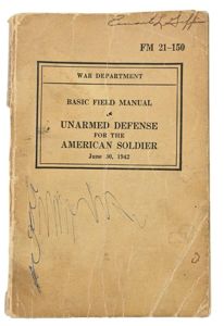 US WW2 FM 21-150 Unarmed Defense