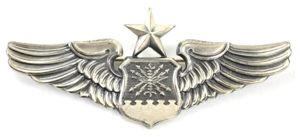 USAF Senior Navigator/Observer Wings Sterling