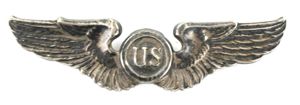US WW1/WW2 Military Astronaut Wing
