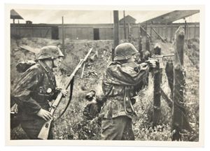German Waffen-SS Kriegsberichter Postcard 'Unsere Waffen-SS'