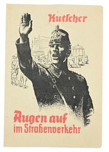 German Third Reich Traffic Instruction for Coachman