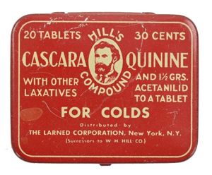 US WW2 Era Package of Cascara tablets