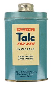 US WW2 Talc Powder Bottle