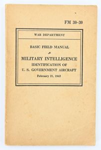 US WW2 Intelligence Manual Aircraft Identification FM30-30