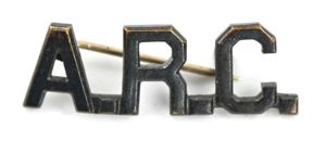 US WW1 ARC Collar Insignia