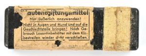 German WH Hautentgiftungsmittel container 1943