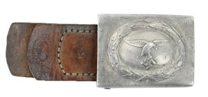 German LW Beltbuckle with Tab 'Wiedmann' 1938