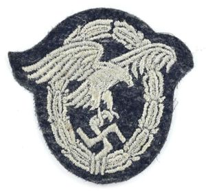 German LW Observer badge Cloth Version