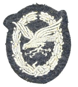 German LW Air Gunner's and Flight Engineer's badge Cloth Version