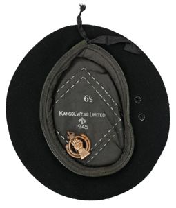 British WW2 RAC Tank Crew Beret 1945