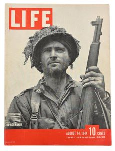 US WW2 Life Magazine August 1944 'Kelso C. Horne'