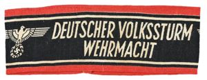 German Volkssturm Sleeve Armband