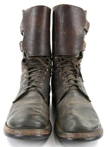 US WW2 Double Buckle Combat Boots