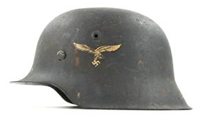 German LW M42 SD Combat Helmet