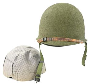 US WW2 M1 Swivel Bale Combat Helmet