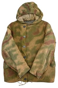 German WH Non-Reversible Water & Tan Winter Parka