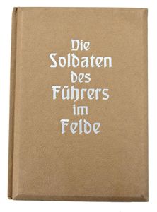 German 3D picture Album 'die Soldaten des Führers im Felde'