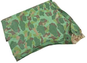 US Navy WW2 Camouflage Shelter /Rain Poncho