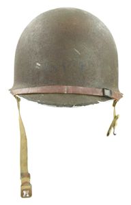 US WW2 Fixed bale Combat Helmet