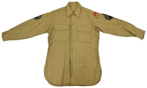 US WW2 78th Infantry Division Wool Shirt