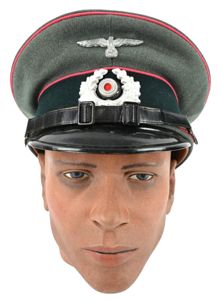 German WH NCO Panzer Visor Cap